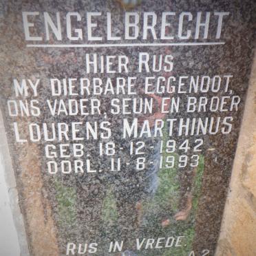 ENGELBRECHT Lourens Marthinus 1942-1993 