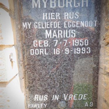 MYBURGH Marius 1950-1993 