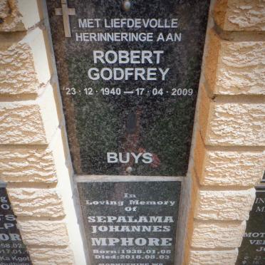 BUYS Robert Godfrey 1940-2009 