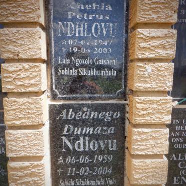 NDHLOVU Khehla Petrus 1947-2003 :: NDLOVU Abednego Dumaza 1959-2004