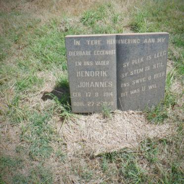 ? Hendrik Johannes 1914-1970