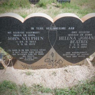 ? John Stephen 1903-1972 &amp; Helena Johanna Beatrix 1909-1984