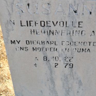 ? Christina Isabella Susanna 1922-1979