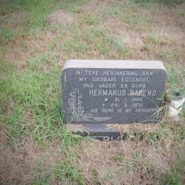 ? Hermanus Barend 1906-1972