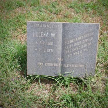 ? Helena W. 1922-1971