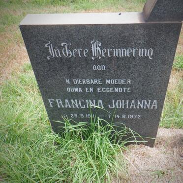 ? Gideon P.J. 1904-1998 &amp; Francina Johanna 1911-1972