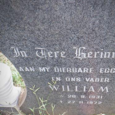 ? William 1931-1972 &amp; Miemmie 1937-1991