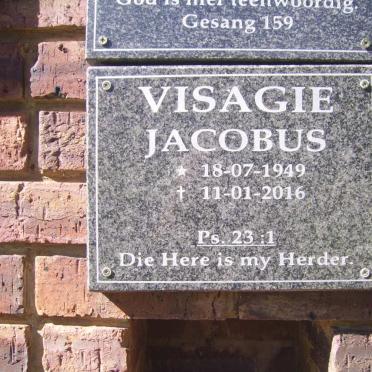VISAGIE Jacobus 1949-2016