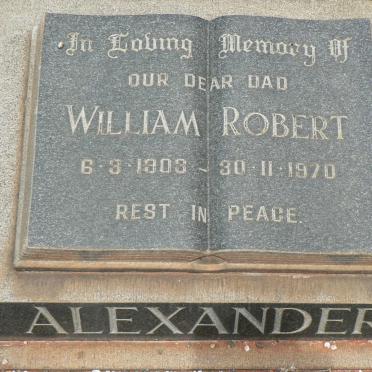 ALEXANDER William Robert 1903-1970