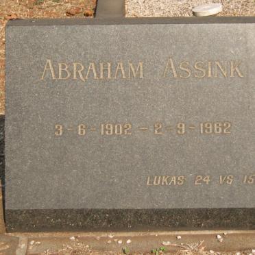 ASSINK Abraham 1902-1962
