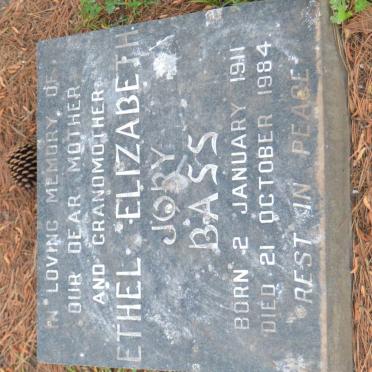 BASS Ethel Elizabeth Jory 1911-1984