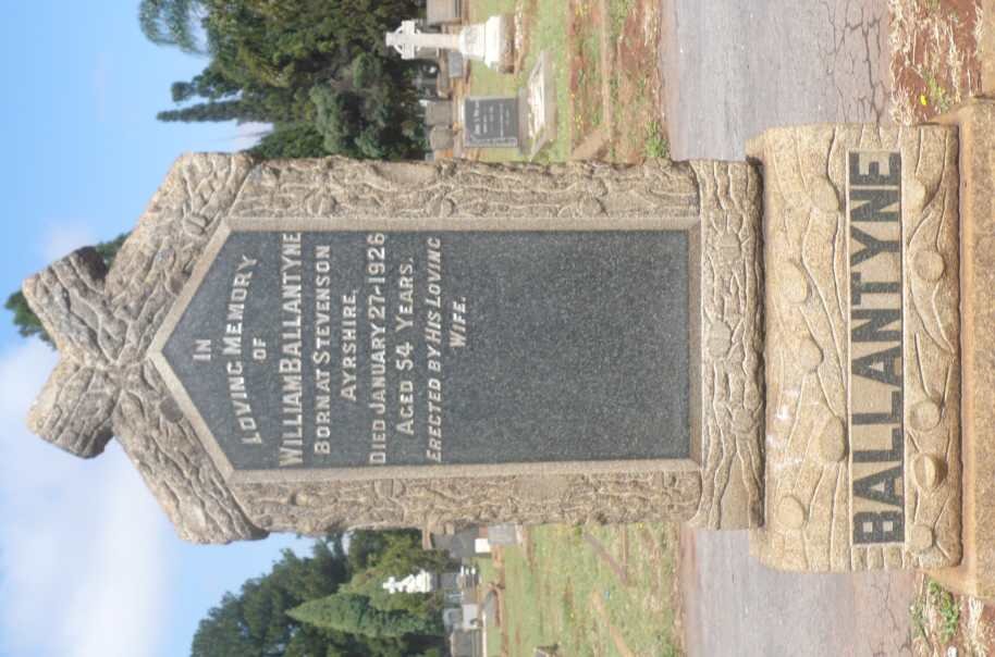 BALLANTYNE William -1926