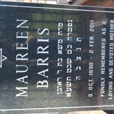 BARRIS Maureen 1930-2011