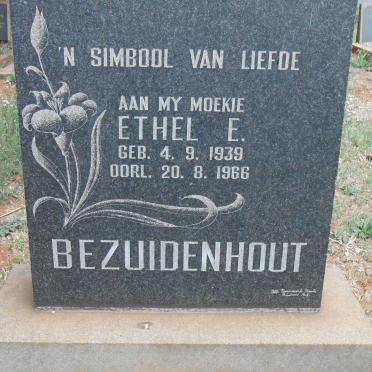BEZUIDENHOUT Ethel E. 1939-1966