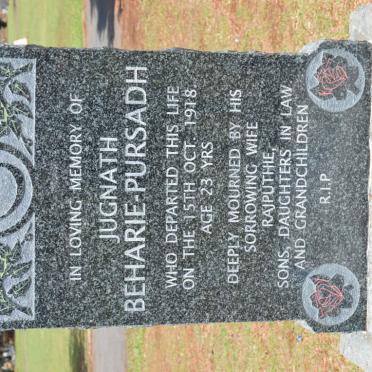 BEHARIE Jugnath Beharie-Pursadh -1918