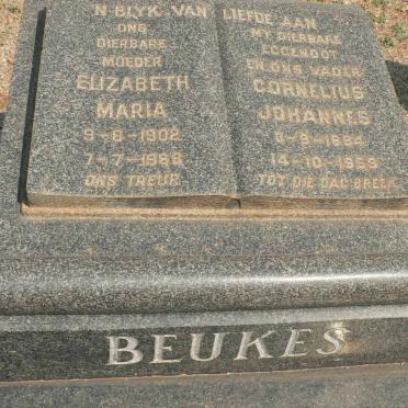 BEUKES Cornelius Johannes 1894-1959 &amp; Elizabeth Maria 1902-1968