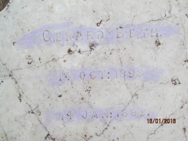 BETH Gerard 1890-1899