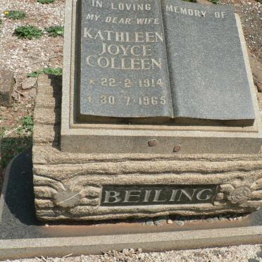 BEILING Kathleen Joyce Colleen 1914-1965