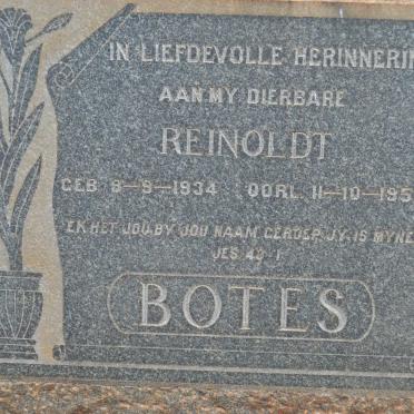 BOTES Reinoldt 1934-1958