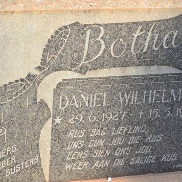 BOTHA Daniel Wilhelmus 1927-1965