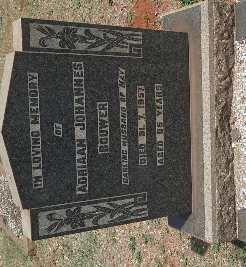 BOUWER Adriaan Johannes -1957