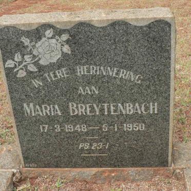 BREYTENBACH Maria 1948-1950