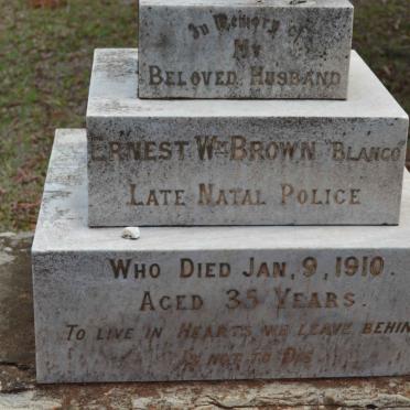 BROWN Ernest W. -1910