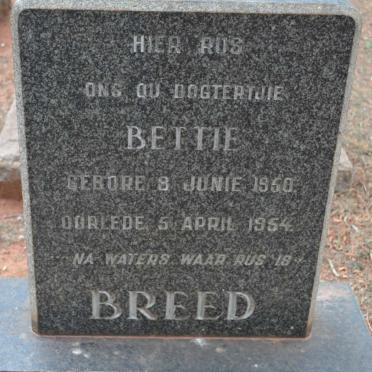 BREED Bettie 1950-1954