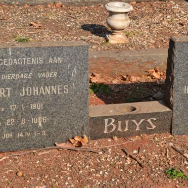 BUYS Tjaart Johannes 1901-1966 &amp; Hermina Alowina 1904-1964