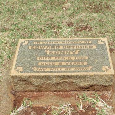 BUTCHER Edward -1919