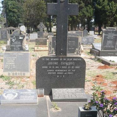 CAPAZORIO Justino 1911-1960 :: MORGADINHO Jusrino :: CAPAZARIO Mary 1924-2004 :: CAPAZORIO Jose 1949-1991