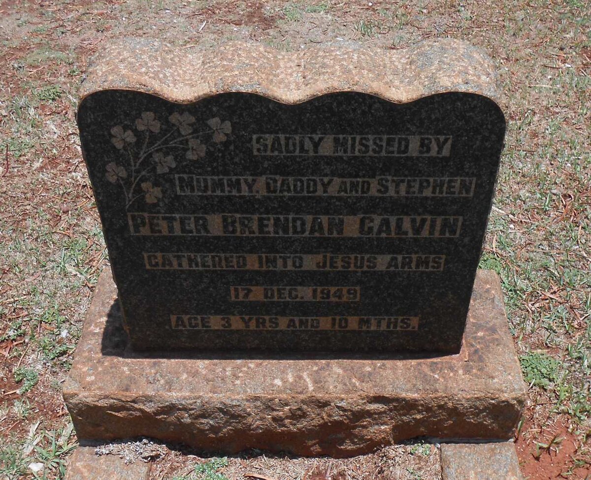 CALVIN Peter Brendan -1949