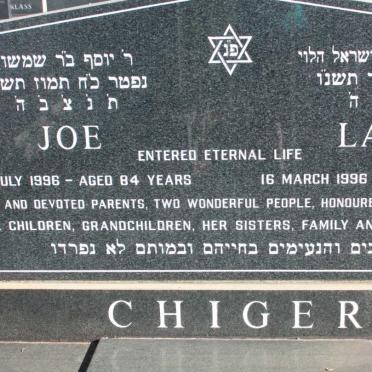 CHIGER Joe -1996 &amp; Laura -1996