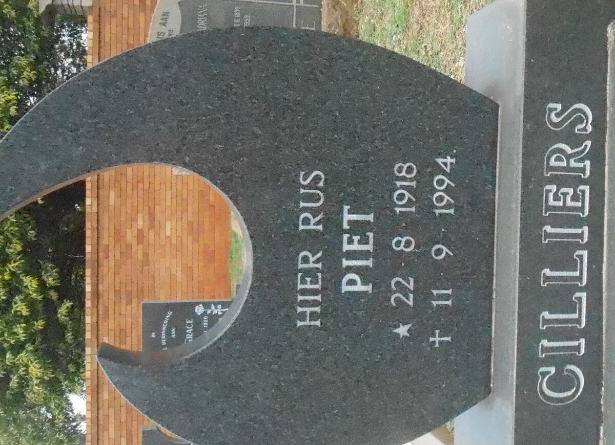 CILLIERS Piet 1918-1994