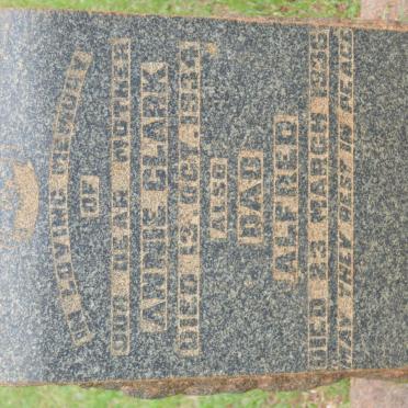 CLARK Alfred -1936 &amp; Annie -1934