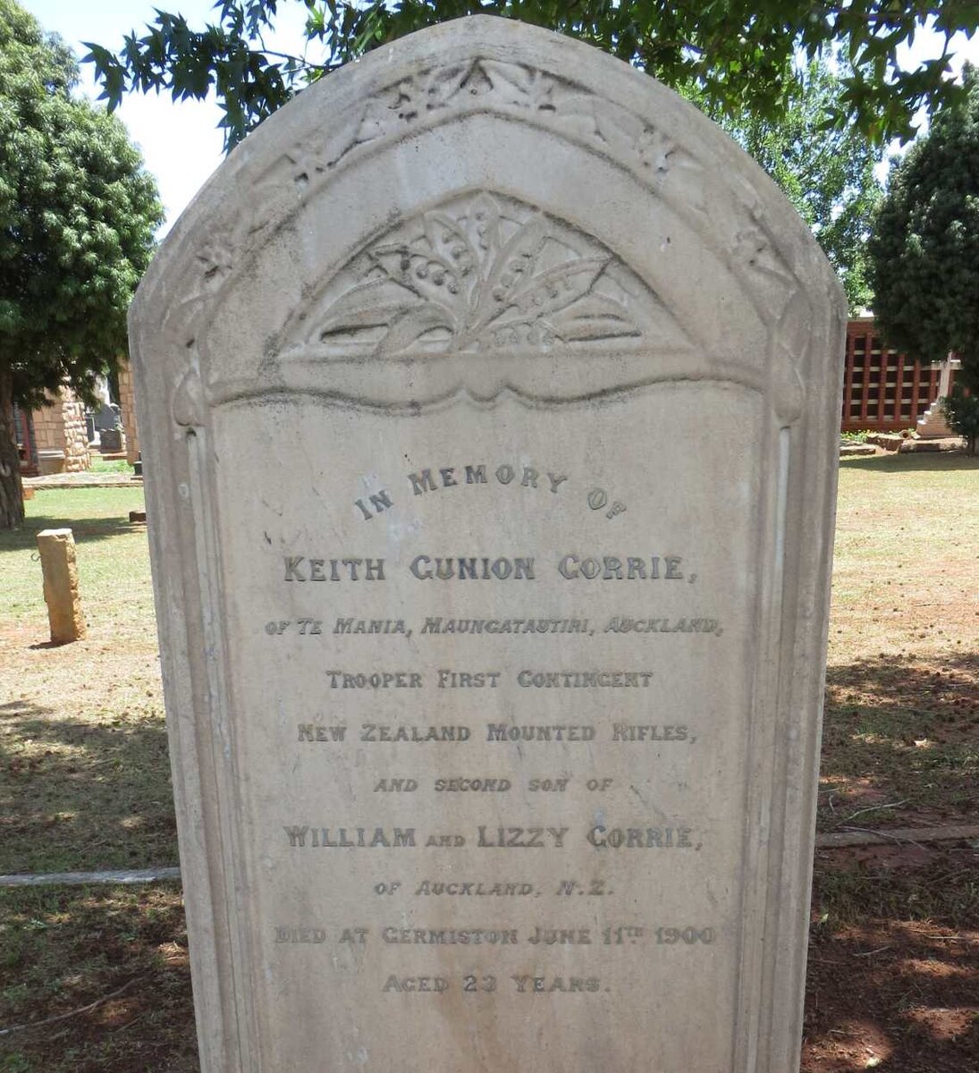 CORRIE Keith Gunion -1900