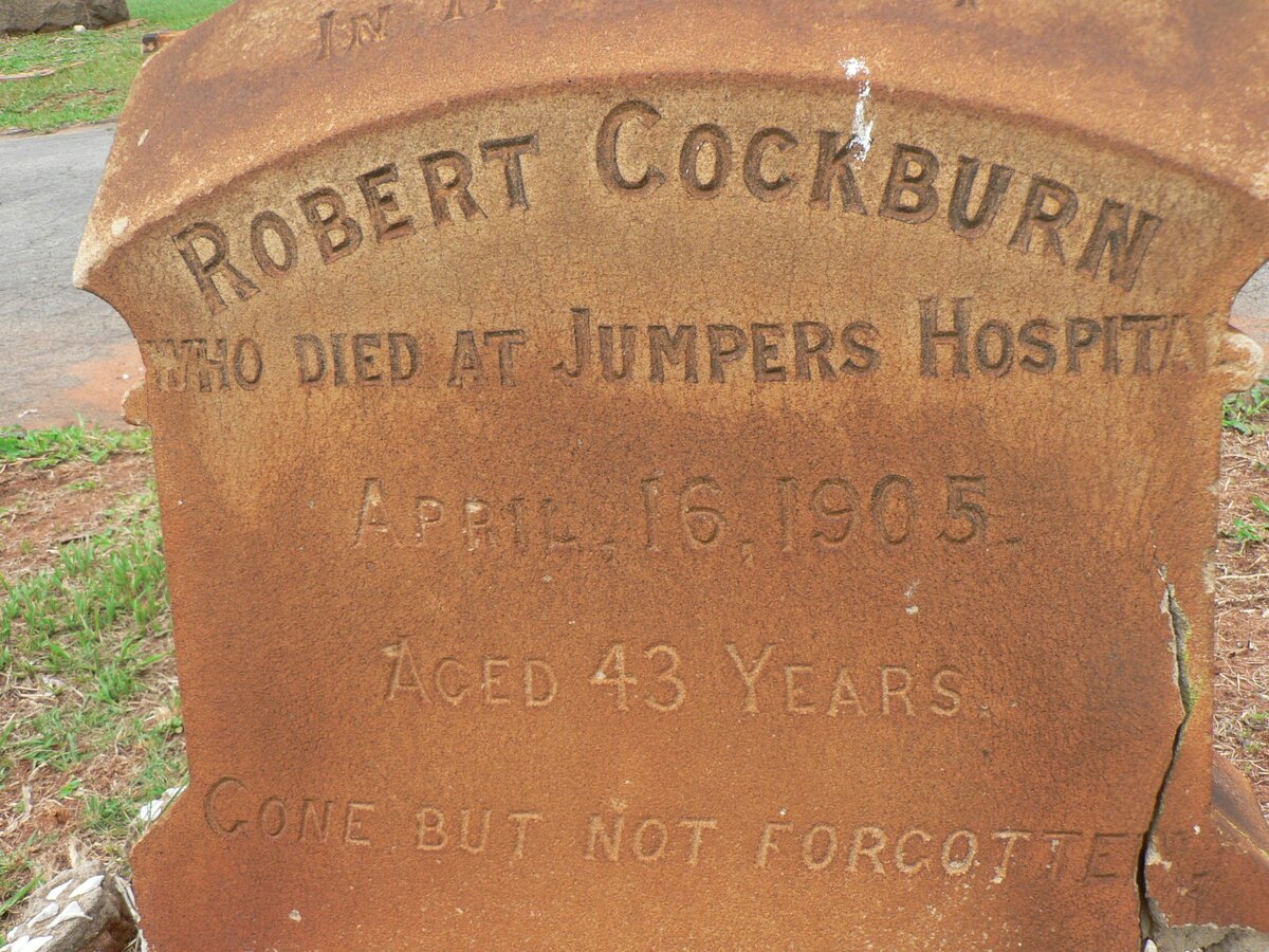 COCKBURN Robert -1905