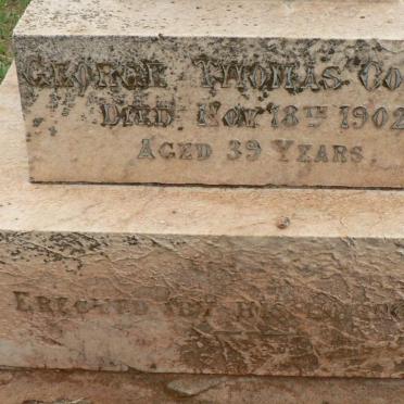 COCKLE George Thomas -1902