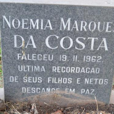 COSTA Noemia Marques, da -1962