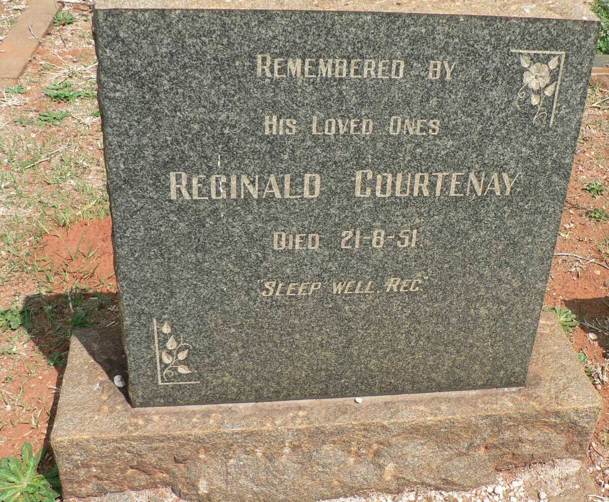 COURTENAY Reginald -1951