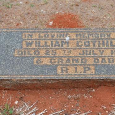 COTHILL William -1927