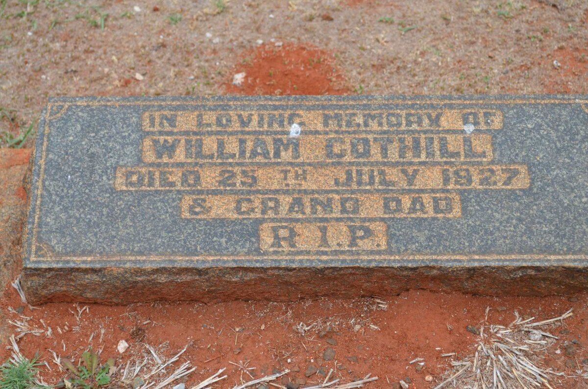 COTHILL William -1927