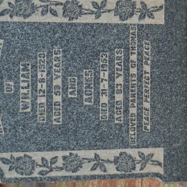 CRICHTON William -1920 &amp; Agnes -1953