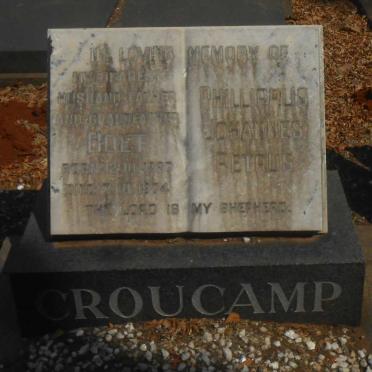 CROUCAMP Phillippus Johannes Petrus 1927-1974