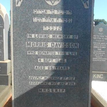 DAVIDSON Morris -194?