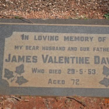 DAVIS James Valentine -1953