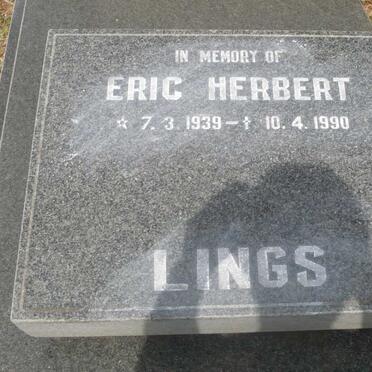 LINGS Eric Herbert 1939-1990