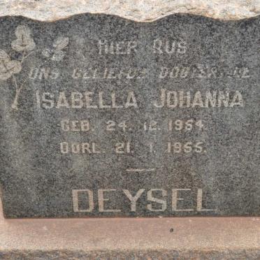 DEYSEL Isabella Johanna 1954-1955