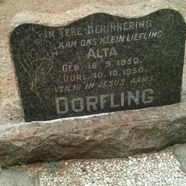 DORFLING Alta 1950-1950