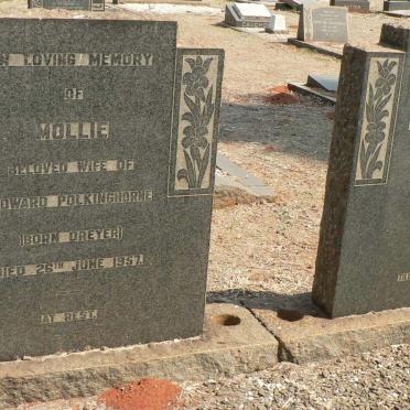 DREYER Thomas Frederick 1884-1954 :: POLKINGHORNE Mollie nee DREYER -1957